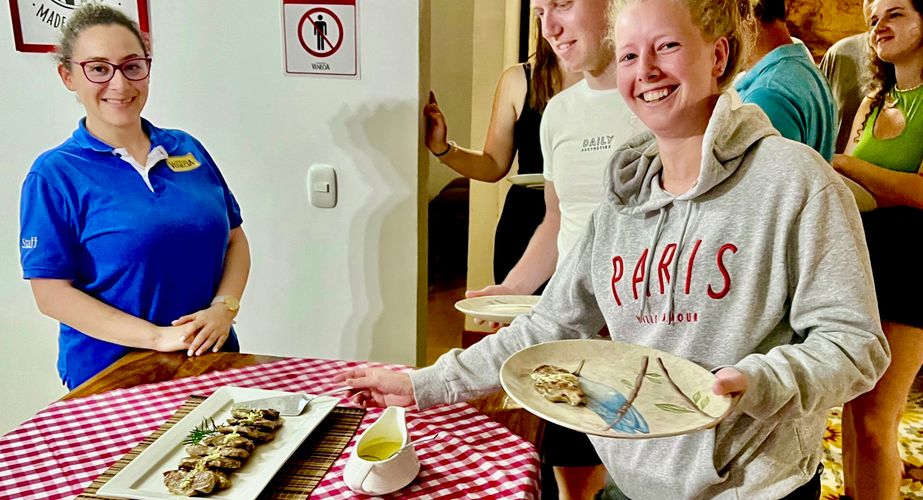 Eten bij de accomodatie Eten bij de accomodatie